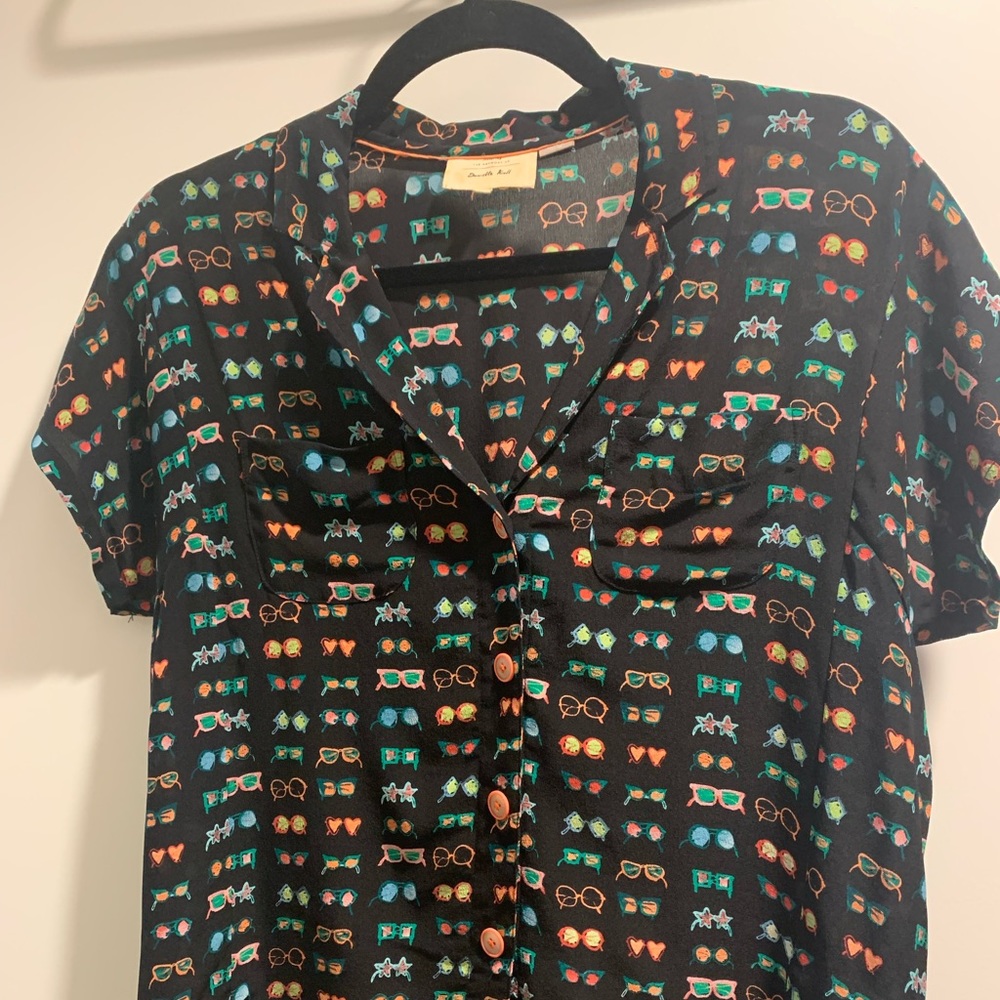 Fun Anthropologie Blouse